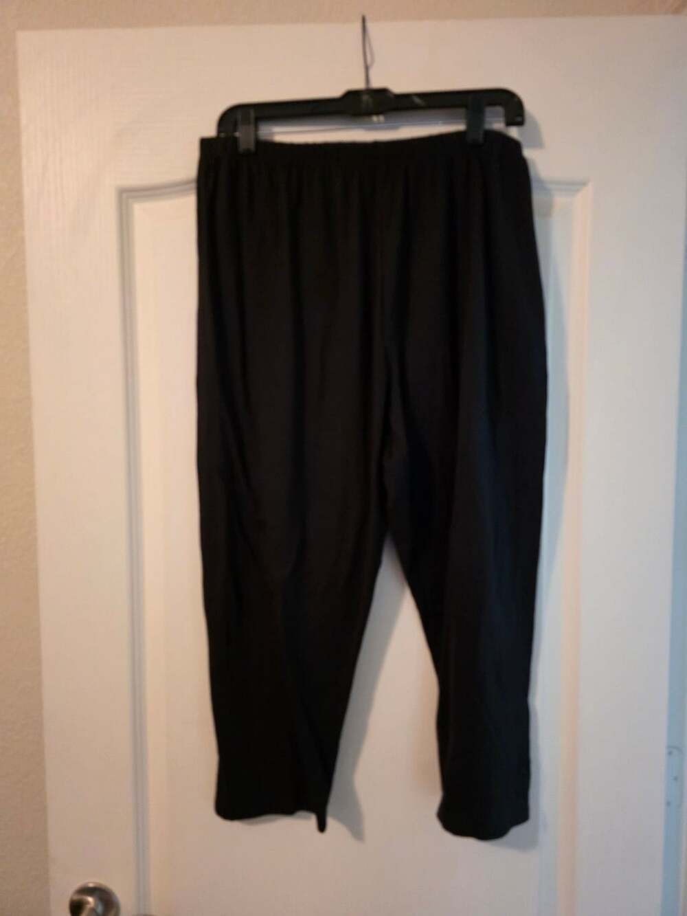 Lily by Firmiana Black Pull-On Ankle Pants Size 3XL